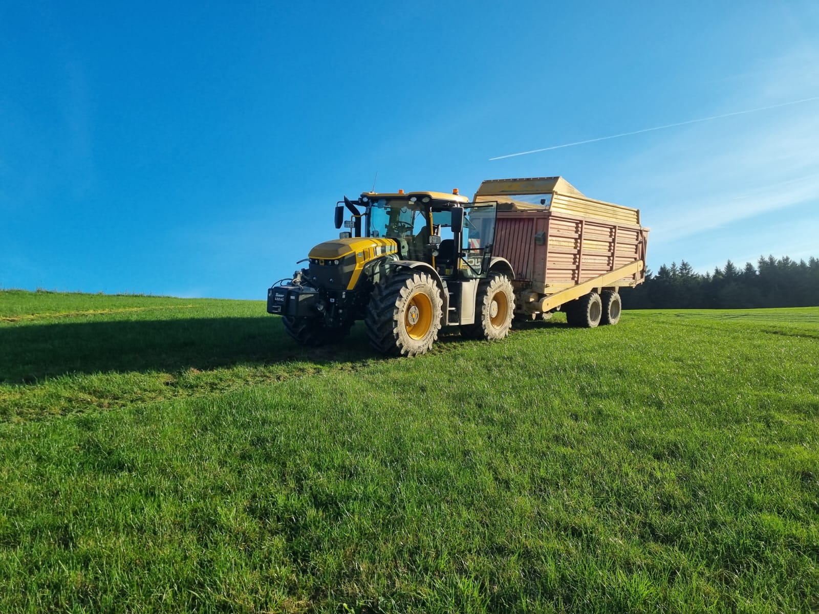Silage einfahren
